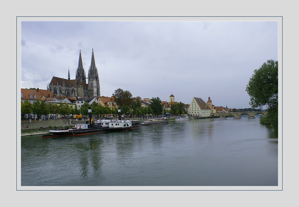 Regensburg im Regen