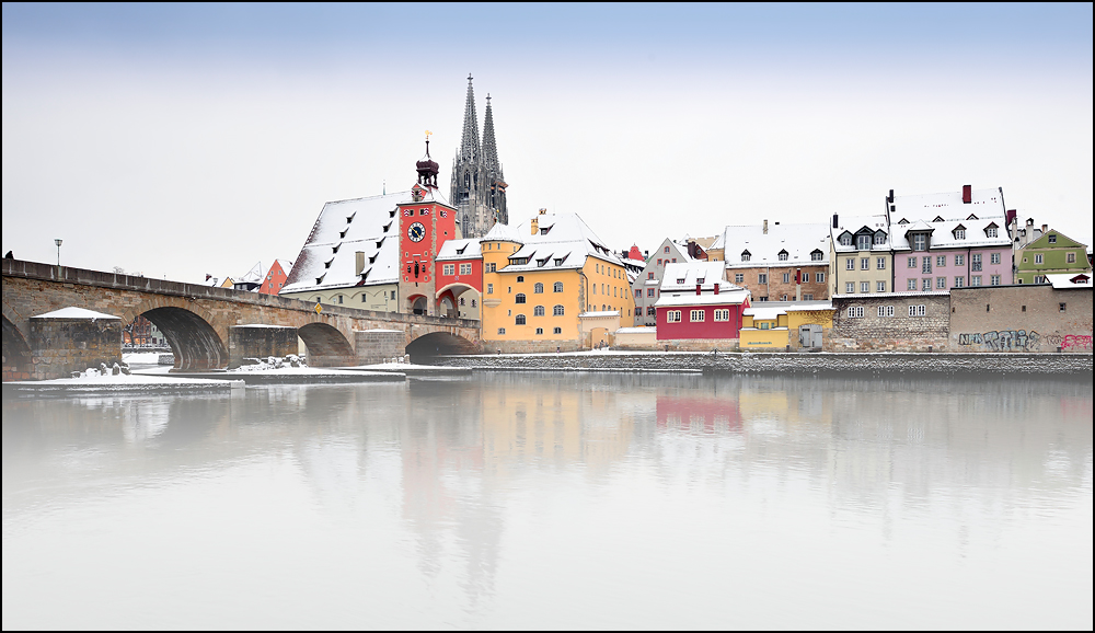 Regensburg im Schnee