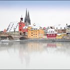 Regensburg im Schnee