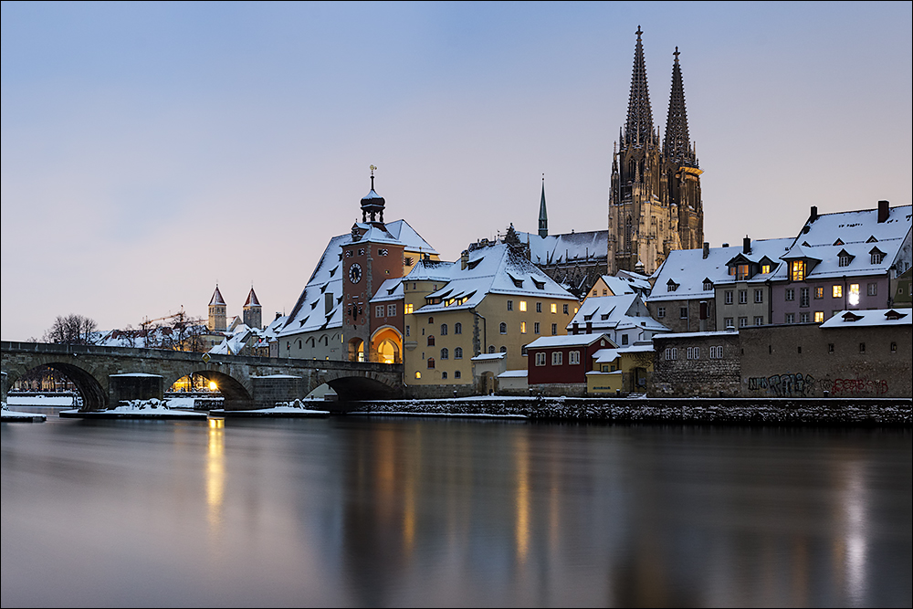 Regensburg im Winter