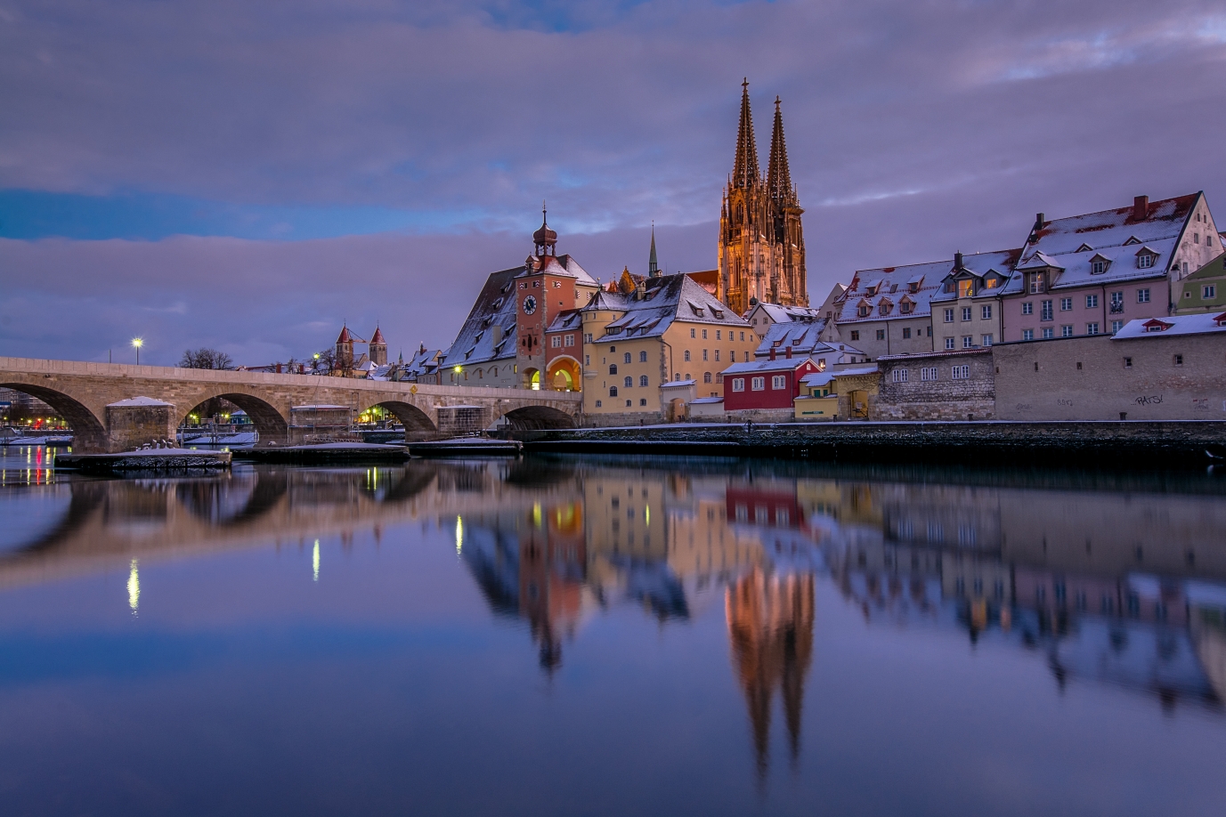 Regensburg im Winter