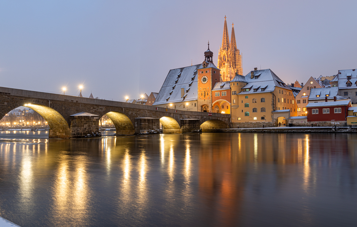 Regensburg im Winter