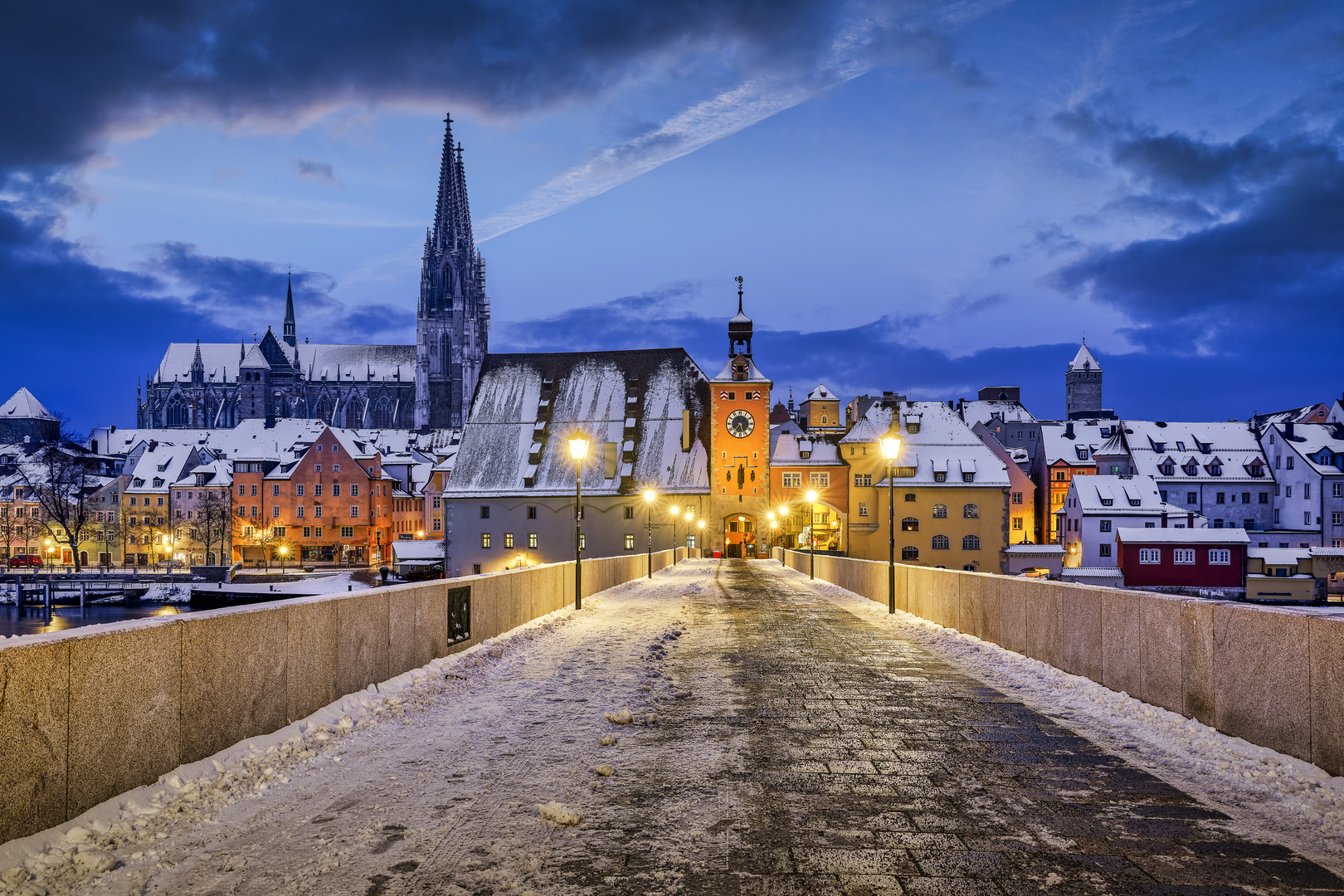 Regensburg im Winter