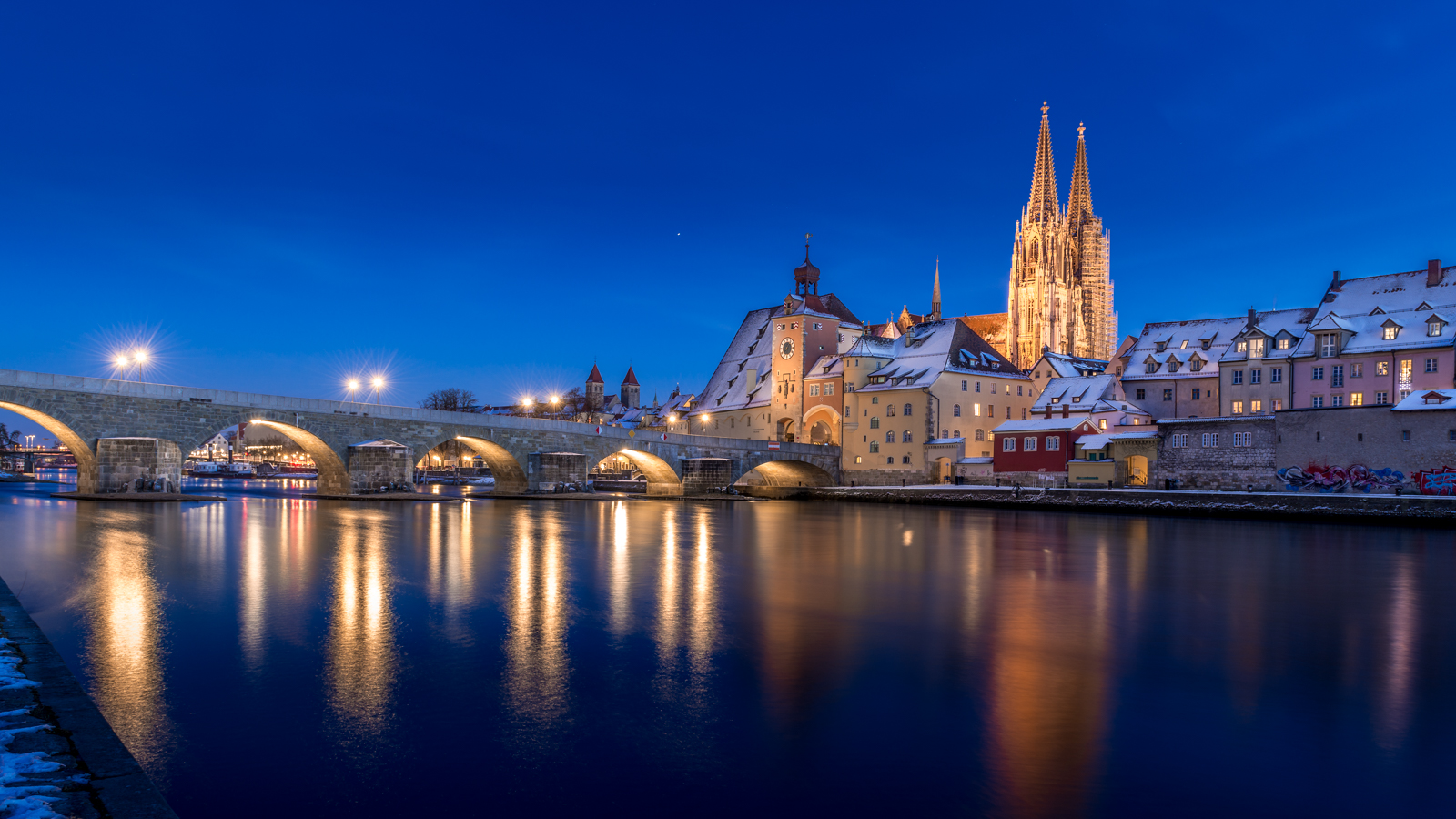 Regensburg im Winter