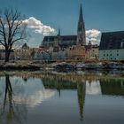 Regensburg, Impression an der schönen blauen Donau