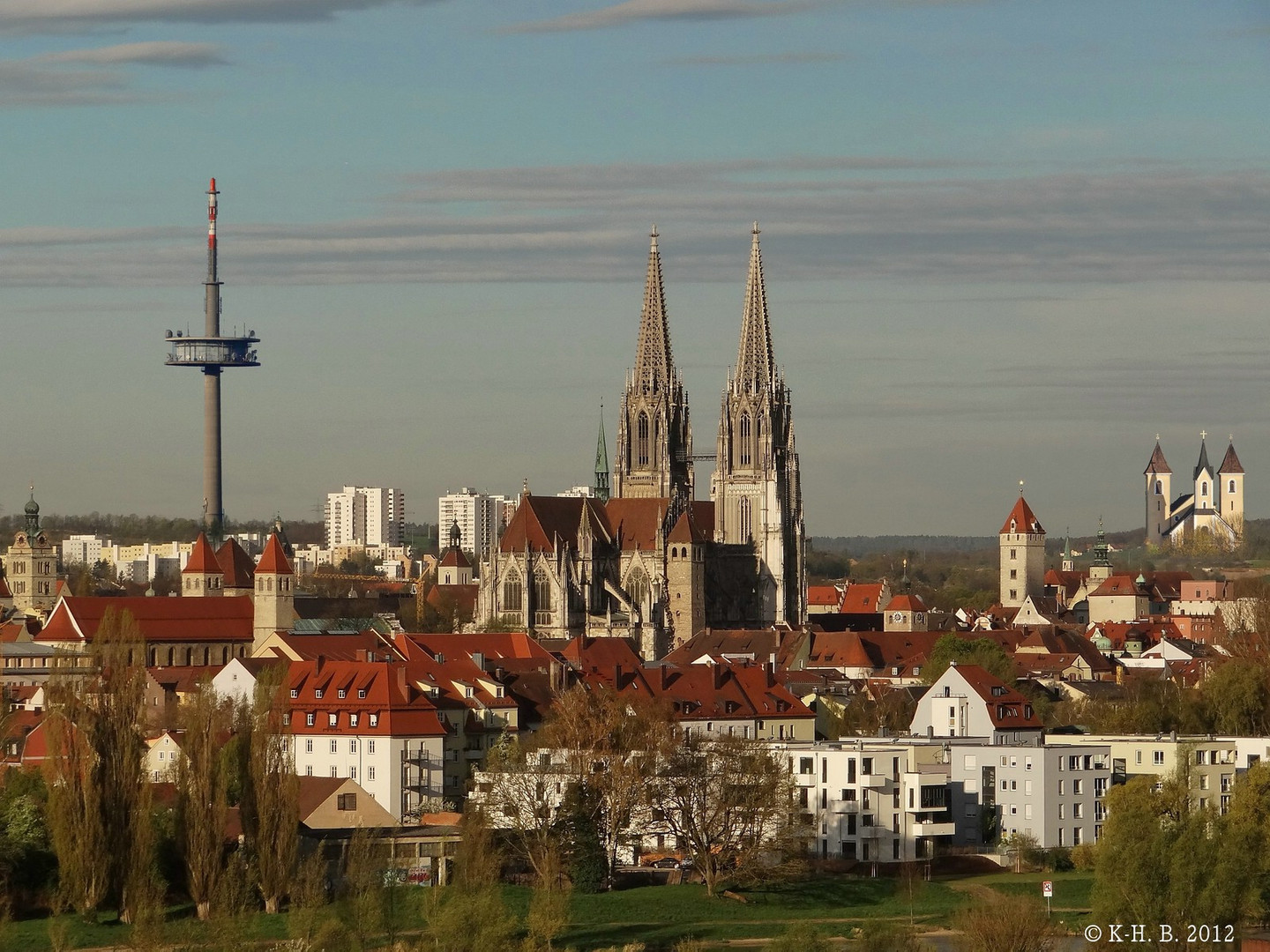 Regensburg in der Morgensonne