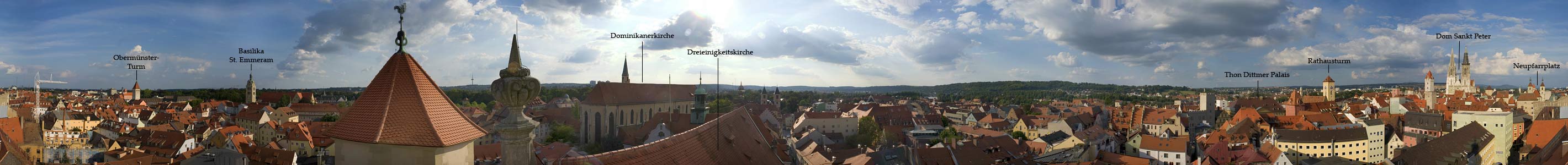 Regensburg mal von oben...