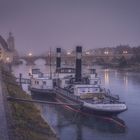 Regensburg, Nebelstimmung an der Donau.