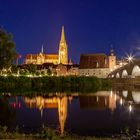 Regensburg, späte blaue Stunde