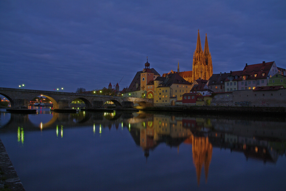 Regensburg vom Donauufer