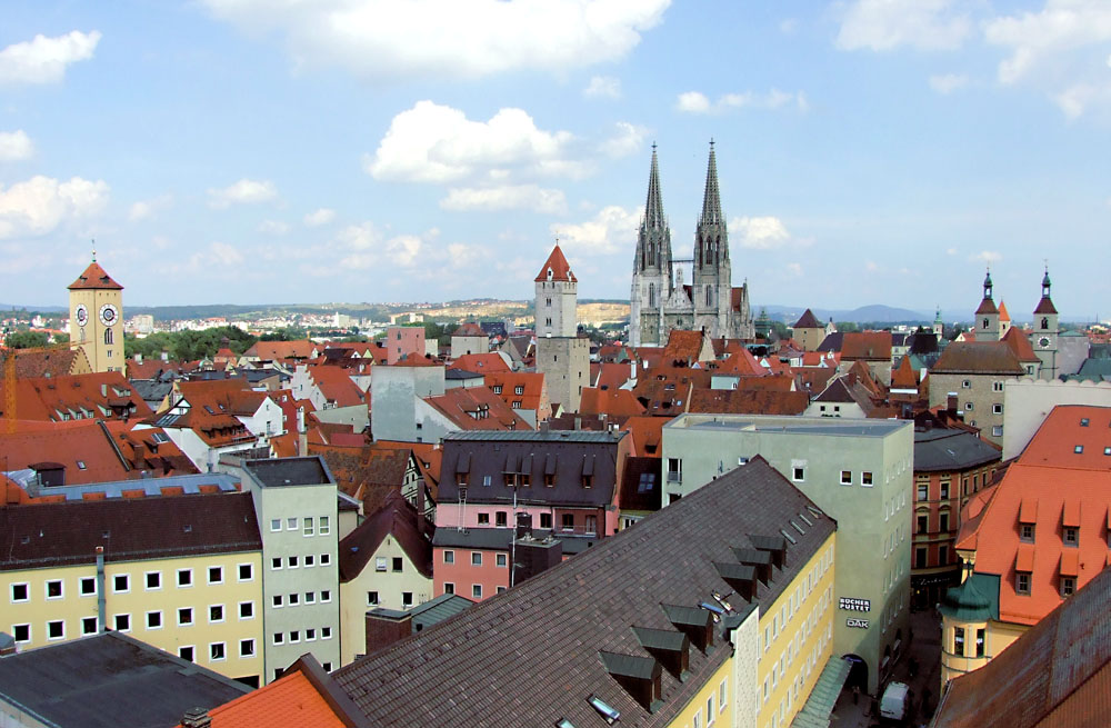 Regensburg - Vom Turm der Dreieinigkeitskirche