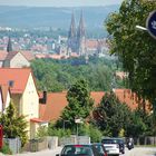 Regensburg von Kumpfmühl aus gesehen.