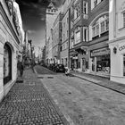 Regensburg Wahlenstr mit Goldenem Turm