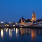 Regensburg zur blauen Stunde