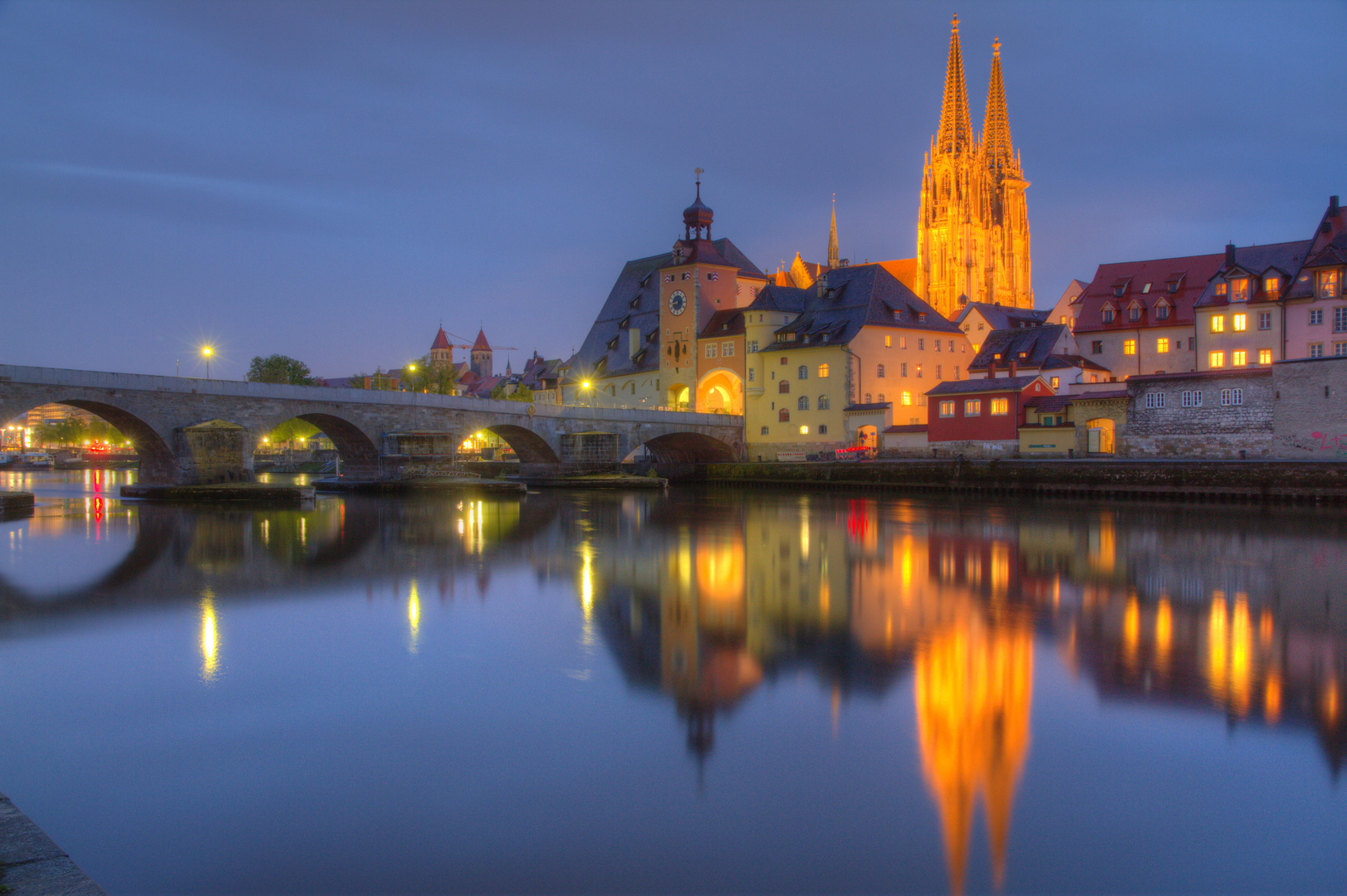 Regensburg zur "blauenStunde"