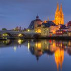 Regensburg zur "blauenStunde"