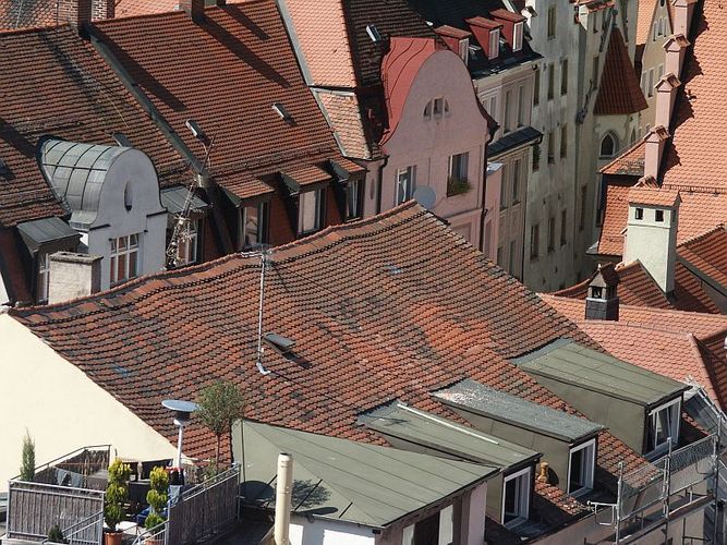 Regensburger Altstadt von oben