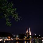 Regensburger Dom bei Nacht