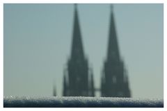 Regensburger Dom in der Frostzeit