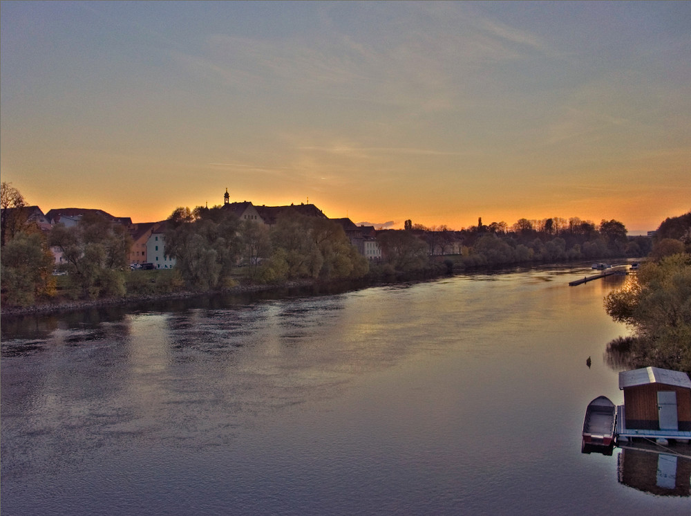 Regensburger Sonnenuntergang