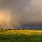 Regenschauer in der Abendsonne