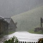 Regenschauer in Südtirol