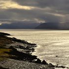 Regenschauer über der Isle of Skye