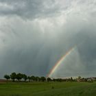 Regenschauer über Neustetten