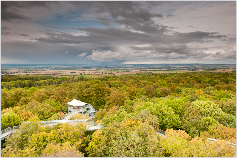 Regenschauer überm Hainich