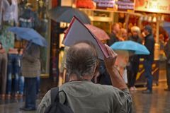 Regenschirm der besonderen Art