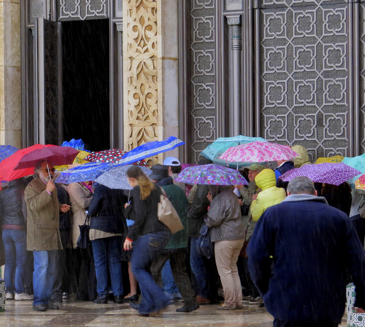 Regenschirme in Casablanca