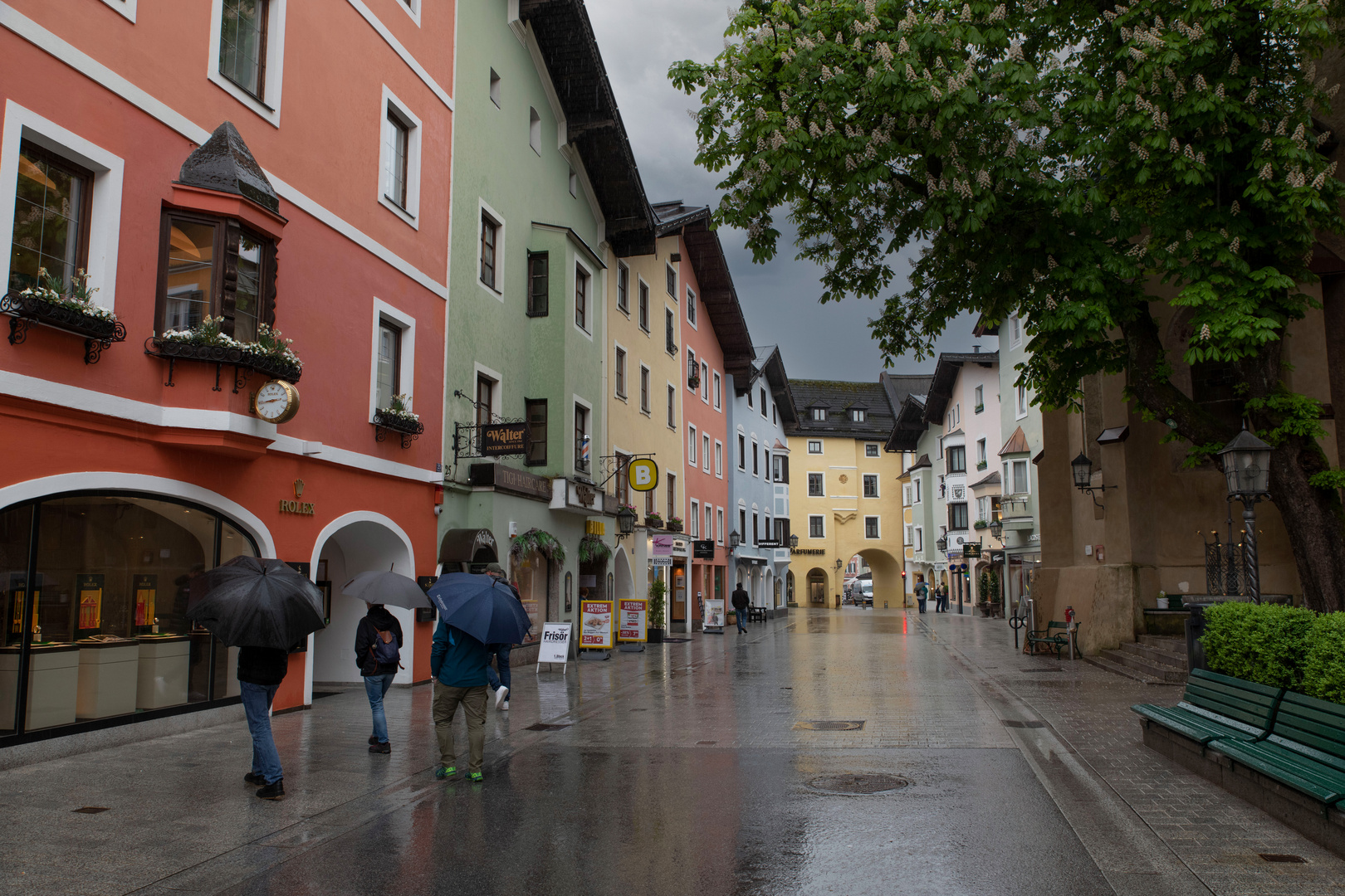 Regenschirmwetter