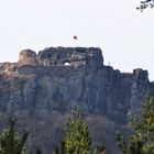 Regenstein, gesehen von den Sandhöhlen aus