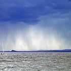 Regenstimmung am Gardasee vor Malcesine