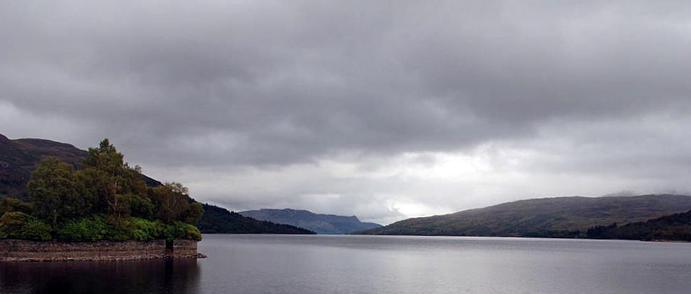 Regenstimmung am Loch Katryn