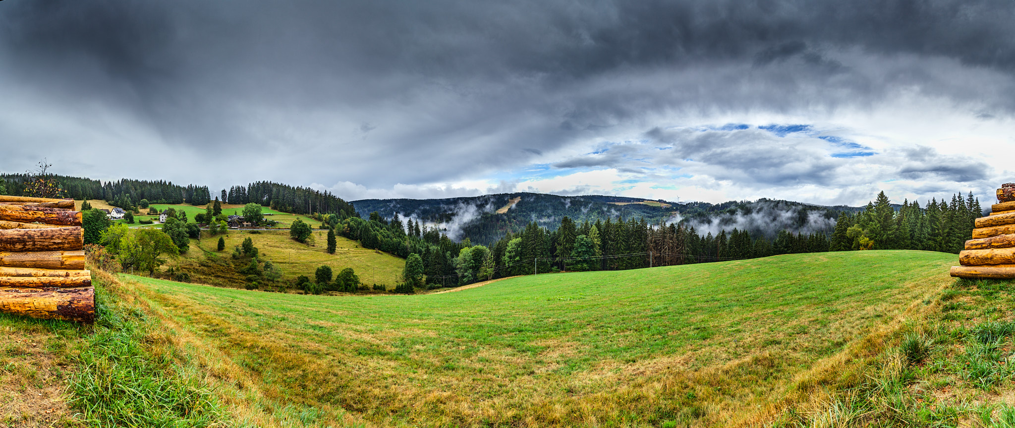 Regenstimmung im Schwarzwald nähe Schonach