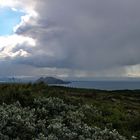 Regensturm über dem Thingvallavatn