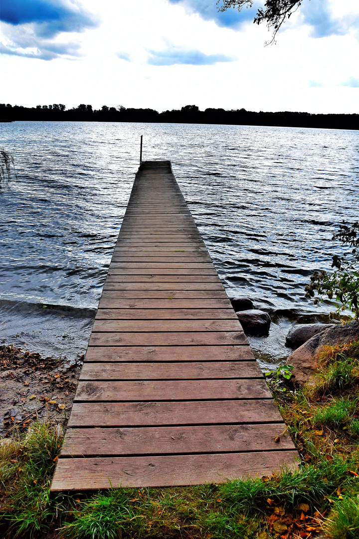 Regentag am Lassahner See 