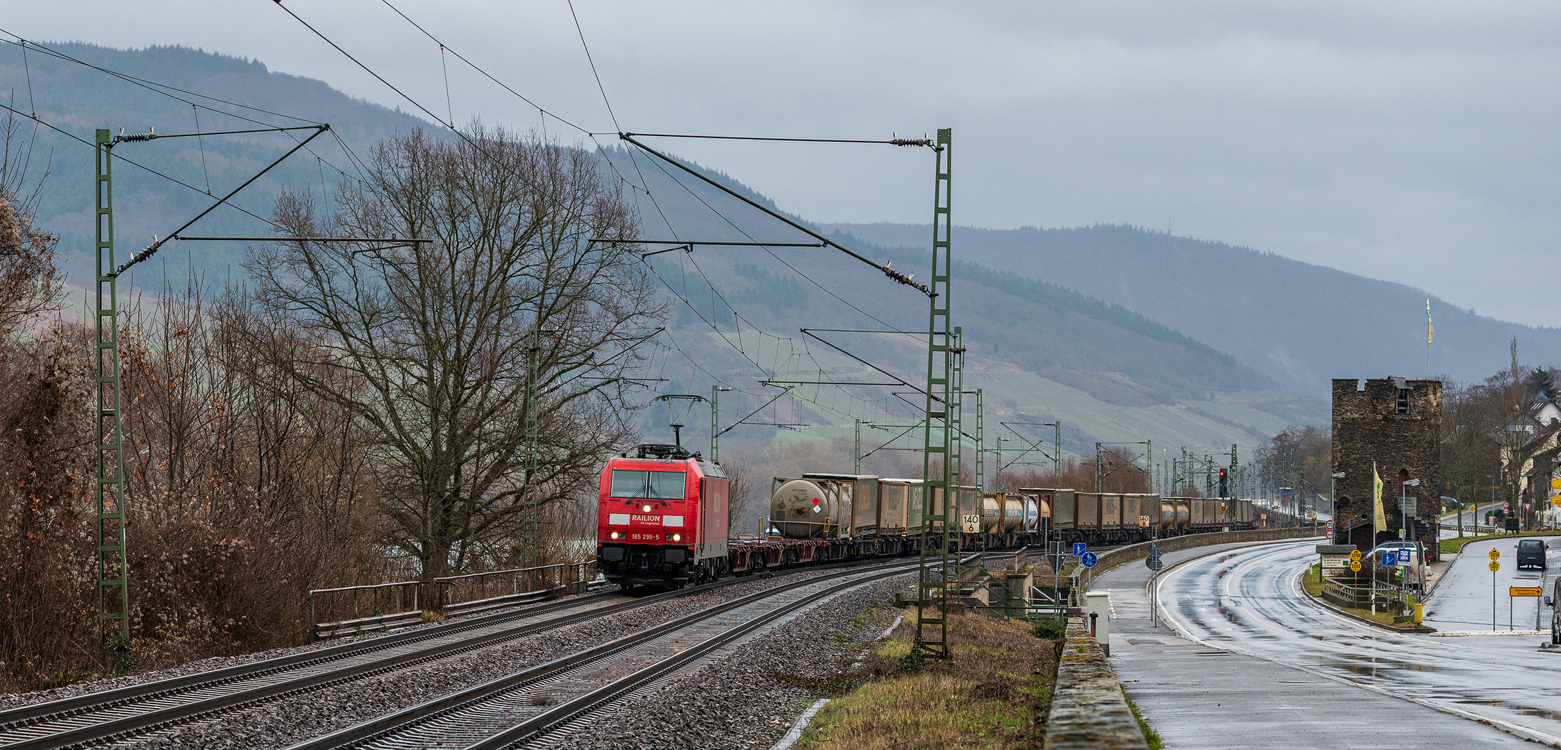 Regentag am Mittelrhein