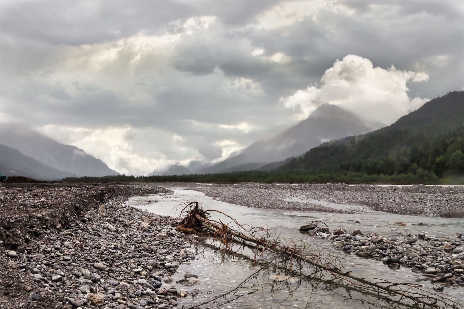 Regentag im Lechtal