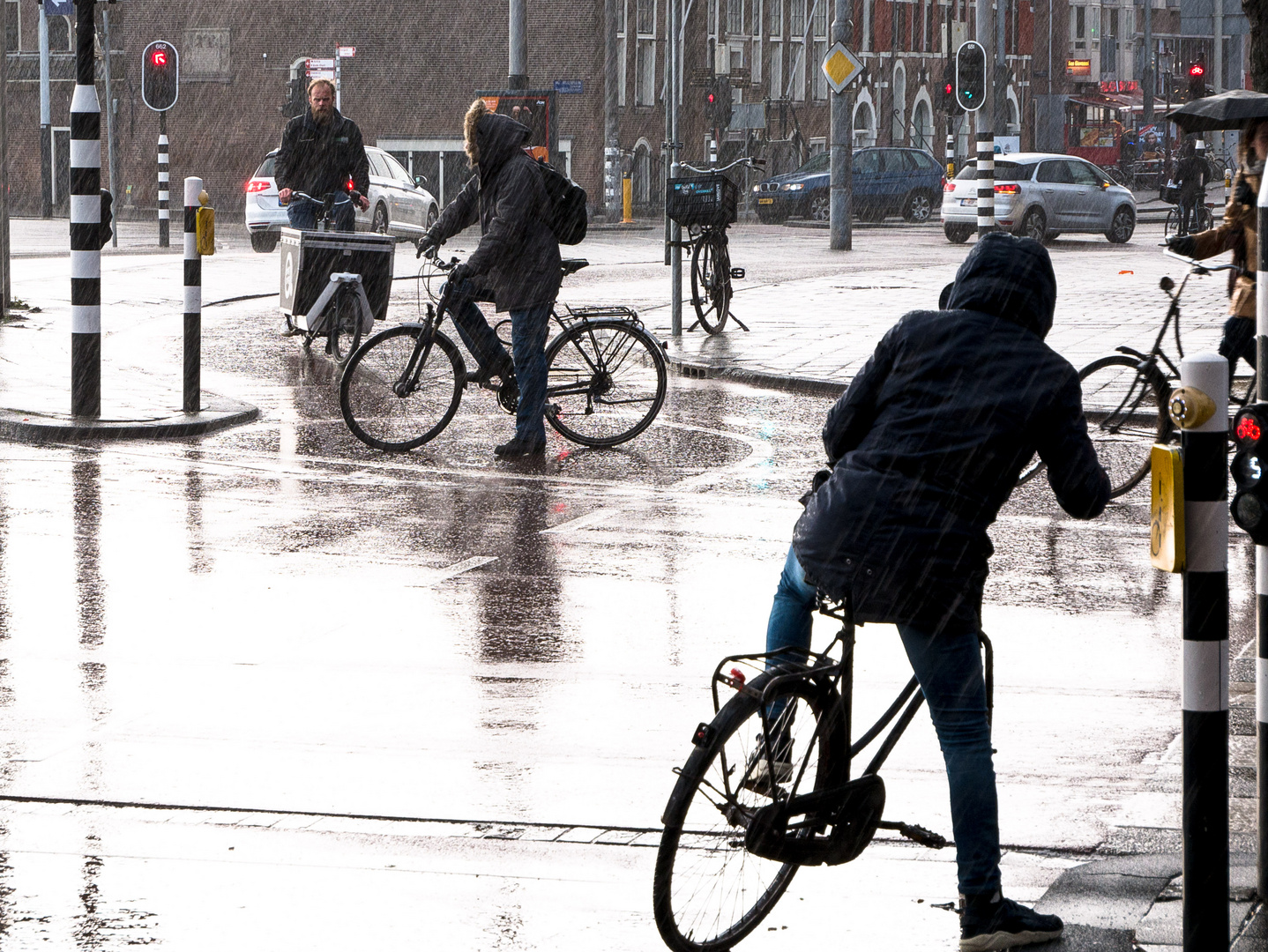 Regentag in Amsterdam