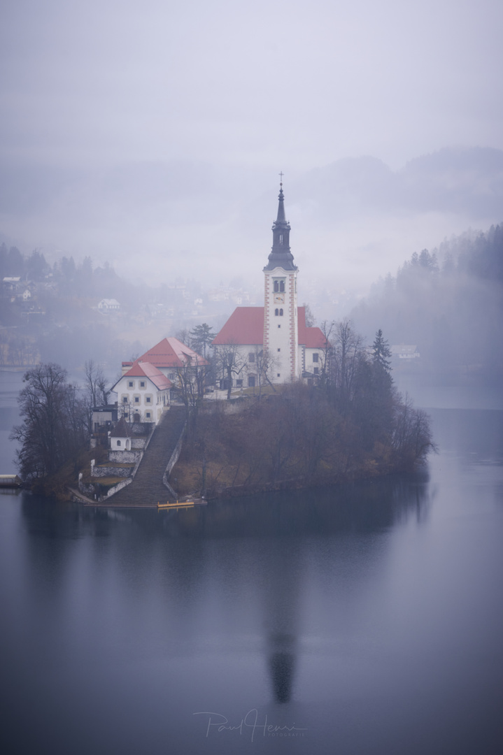 Regentag in Bled