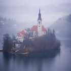 Regentag in Bled