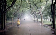 Regentag in Hangzhou (China)