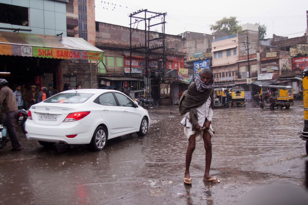 Regentag in Jodhpur