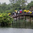 Regentag in Takamatsu, Japan