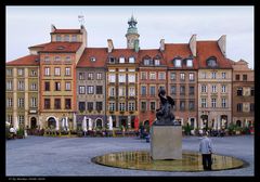 Regentag in Warschau