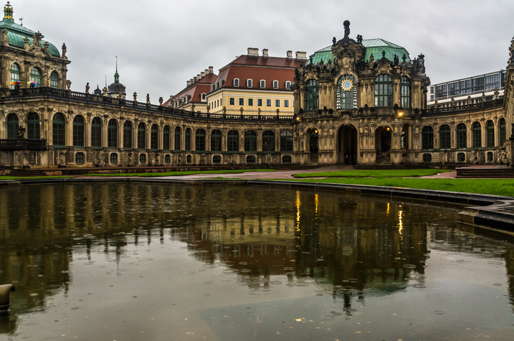 Regentage in Dresden