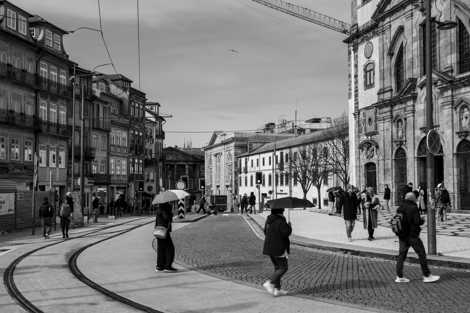 Regentage in Porto