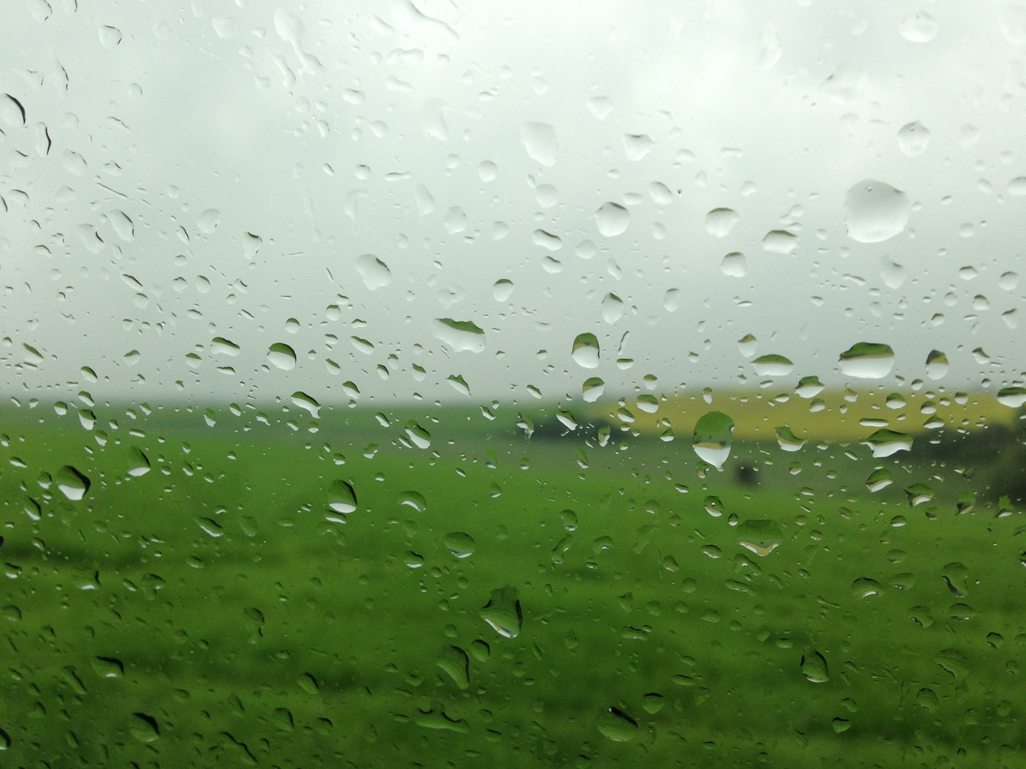 Regentropfen, die an mein Fenster klopfen....